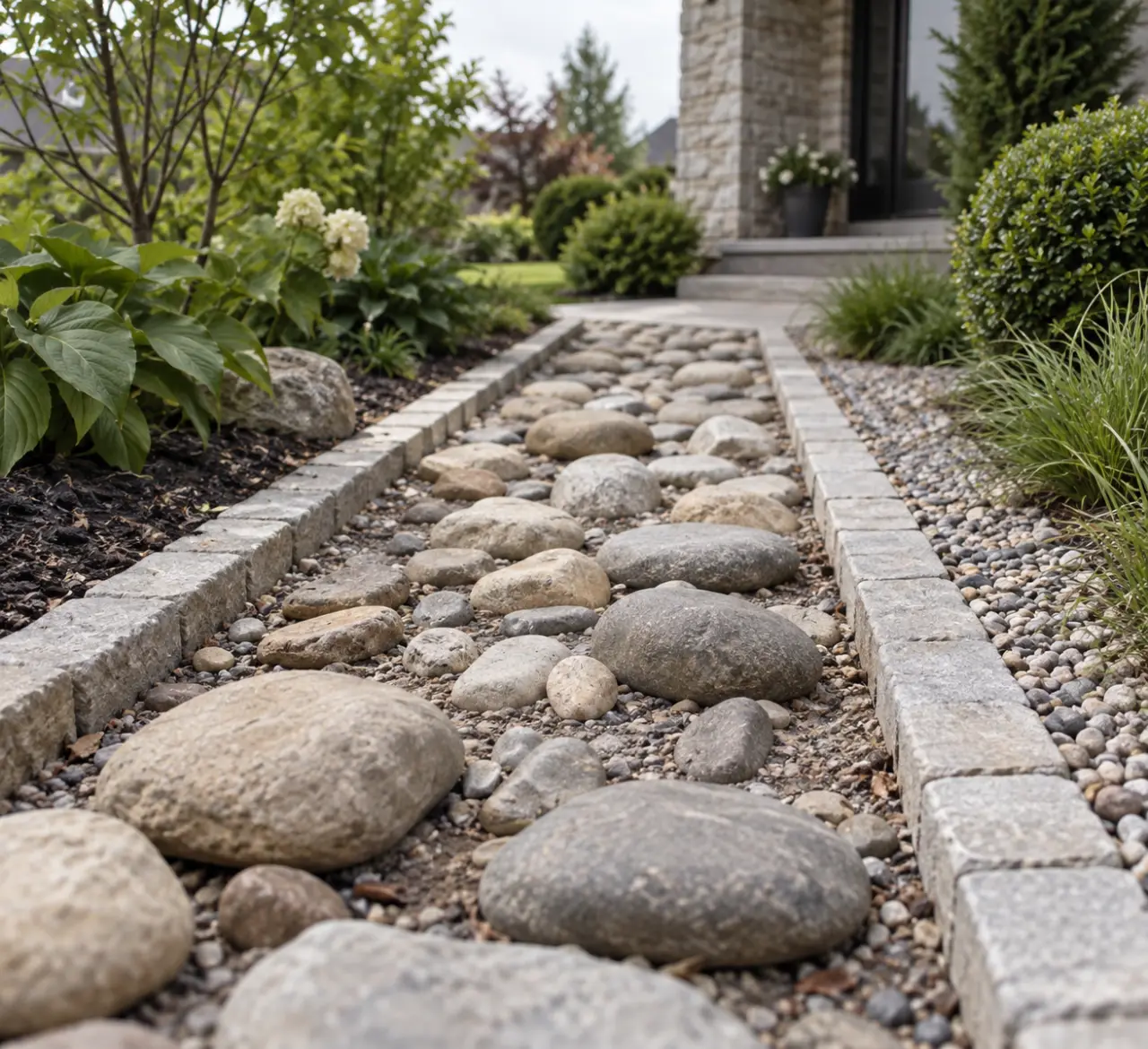 Pierres décoratives pour extérieur : le mauvais format peut ruiner votre allée