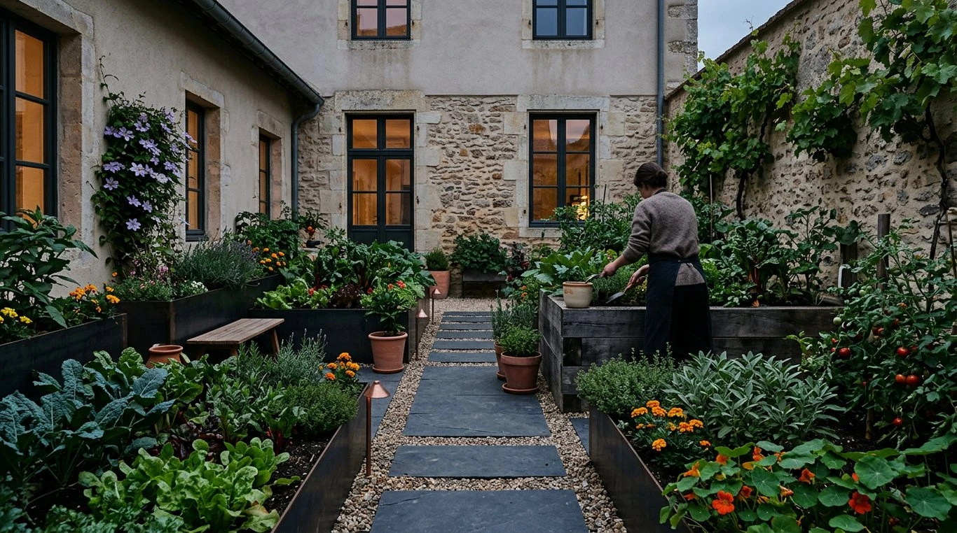 Vaste jardin nourricier en permaculture